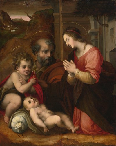 The Holy Family with the Young Saint John the Baptist by Andrea del Sarto